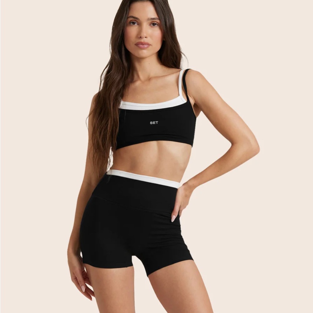 Set Active Formcloud Cloud Trianing Bra and Control Shorts